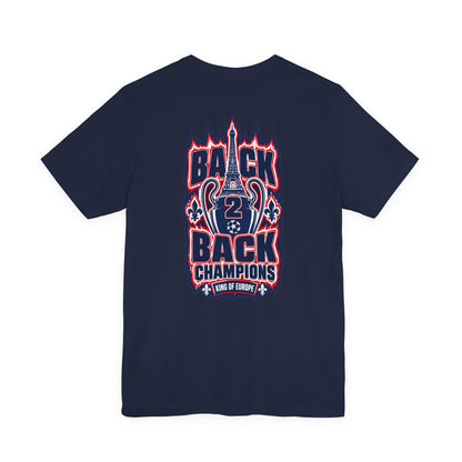 Back 2 Back Champions T-Shirt — Retro Sports Victory Tee